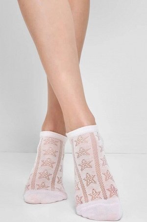 Укороченные ажурные женские носки