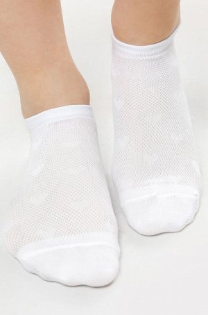 Женские укороченные носки в сетку