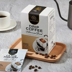 Кофе молотый Trung Nguyen Legend Vietnamise Blend Drip coffee, Вьетнамис бленд в дрип-пакетах ,10 пак*10г, Вьетнам