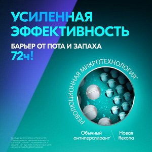 NEW ! Rexona Men УЛЬТРАНЕВИДИМЫЙ антиперспирант-аэрозоль 72ч уверенности 3в1 нет пятен, пота и запаха 150 мл