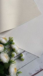 Искусственная кожа 48*48см цвет белый