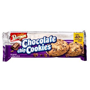 печенье BERGEN CHOCOLATE chip COOKIES 100 г