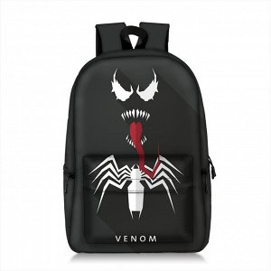 Рюкзак с принтом - Веном/Venom, черный