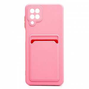 Чехол-накладка - SC315 с картхолдером для "Samsung SM-A125 Galaxy A12" (pink)