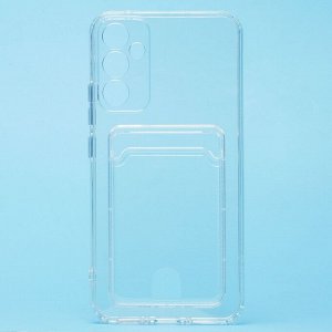 Чехол-накладка - SC276 с картхолдером для "Samsung Galaxy A34" (transparent)