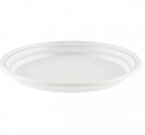Тарелки одноразовые, белые, набор, 10 шт\Набор одноразовой посуды/Одноразовая закусочная тарелка