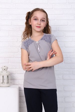 Виринея короткий рукав блузка детская