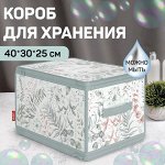 VAL BT-ZIP-L  Кофр для хранения с застёжкой-молнией, 40*30*25 см, BOTANIC, шт