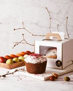 Изделие зерновое без глютена &quot;Кулич из зеленой гречкис курагой и черносливом&quot; 480 гр