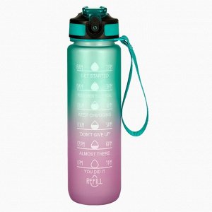 Бутылка для воды, 1 л, Refill, 28.5 х 7 см
