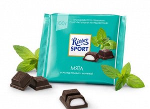 Ritter Sport Темный с мятой 100 г