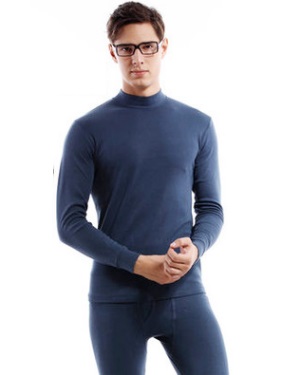 Мужское термобелье: футболка с длинными рукавами+кальсоны цвет: ТЕМНО-СЕРЫЙ