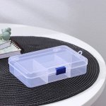 Бокс пластиковый для хранения, 5 отделений, 14,5*10,5*3,5 см, цвет МИКС