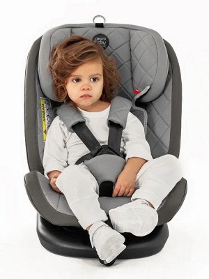 Автокресло детское AMAROBABY Brilliant ISOFIX класс D, группа 0+/1/2/3, (фиолетовый)