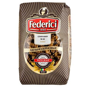 изделия макаронные FEDERICI Цельнозерновые Спиральки 400 г 1/20