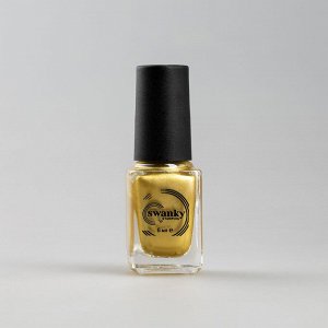 Лак для стемпинга SWANKY STAMPING №M07 холодное золото 6мл