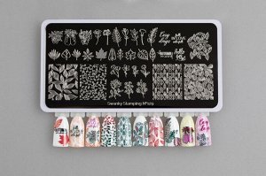 Пластина для стемпинга SWANKY STAMPING №129