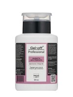 Жидкость GEL-OFF для стемпинга Идеальное очищение с помпой для ватных дисков 200мл