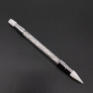 Кисть  силиконовая №1 пластиковая ручка