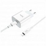 Cетевое зарядное устройство / СЗУ PD 20W  Hoco C76A Plus Lightning