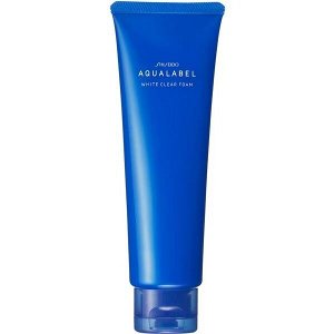 Shiseido AQUA LABEL White Clear Foam - очищающая пенка на основе глины с отбеливающим эффектом