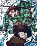 Алмазная мозаика &quot;Demon Slayer: Kimetsu no Yaiba/Клинок, рассекающий демонов&quot;, 30*40 см