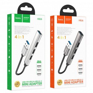 USB-C Хаб Hoco Mini Adapter 4 в 1