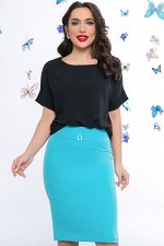 Юбка &quot;Даниэла&quot; (бирюза) Ю5508
