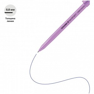 Ручка шариковая Schneider ""Tops 505 F"" синяя, 0,8мм, корпус пастель ассорти