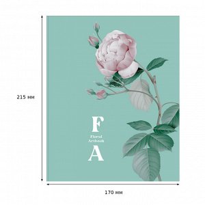 Тетрадь на кольцах А5, 120л., BG ""Flower art"", матовая ламинация
