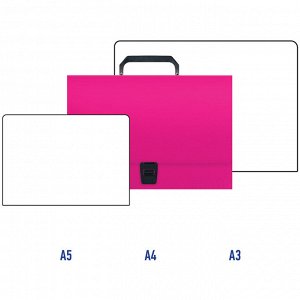 Папка-портфель 1 отделение Berlingo ""Color Zone"" А4, 330*230*35мм, 1000мкм, розовая