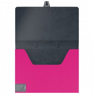 Папка-портфель 1 отделение Berlingo ""Color Zone"" А4, 330*230*35мм, 1000мкм, розовая
