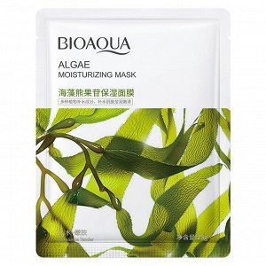 Bioaqua Маска тканевая для лица с экстрактом морских водорослей 25г /Арт-BQY75005