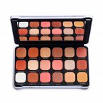 REVOLUTION Палетка теней 18 цветов FOREVER FLAWLESS Decadent, песочно-розовый *