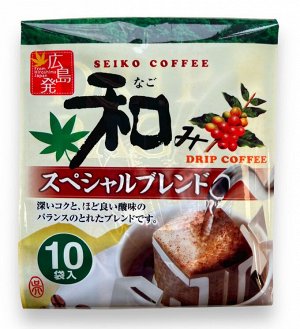 Кофе молотый Seiko Coffee Дрип-бэг MUG DRIP (10 шт/уп), к/к 84г,