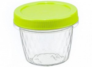 Банка для сыпучих продуктов 0,3л с закручивающейся крышкой [РОЛЛ]