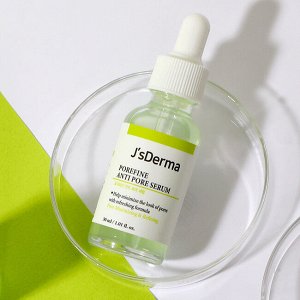 Активная сыворотка для сужения пор J'sDerma Poreﬁne Anti Pore Serum