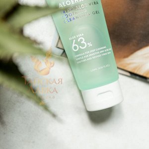 Гель для умывания чувствительной и проблемной кожи "Алоэ 63%" Cathy Doll  / Cathy Doll Aloeha Soothing Cleansing Gel