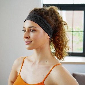 Повязка на голову ONLYTOP, цвет чёрный