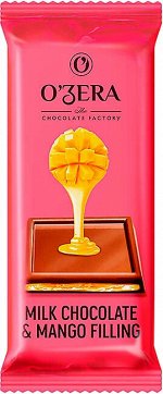 Шоколад O&#039;Zera Milk &amp; Mango filling 24г