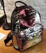 Рюкзак, расшитый пайетками