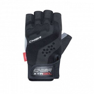 Мужские перчатки CHIBA PREMIUM Gel Extrem (40168) - черный/серый