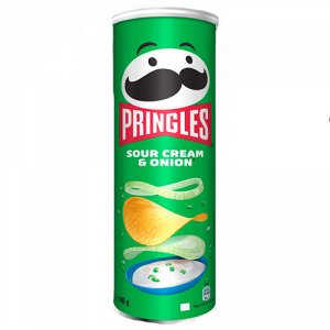 Чипсы Принглс Сметана Лук  PRINGLES Sour Cream&Onion 165 г
