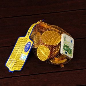 Шоколадные купюры и золотые монеты Only из молочного шоколада, 100 г