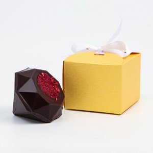 Шоколадная бомбочка с маршмеллоу «Счастье внутри» тёмный шоколад, 38 г