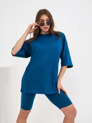 Костюм женский Бостон синий (бриджи) распродажа