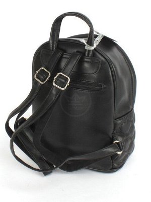 Рюкзак жен искусственная кожа DJ-6955-3-BLACK,  1отд,  2внут+2внеш/ карм,  черный 253964