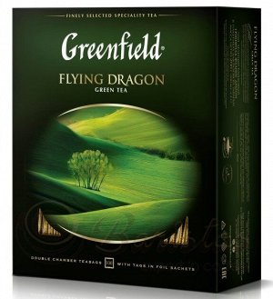 Чай зеленый Greenfield Flying Dragon, 100 х 2 г