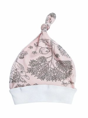 Комбинезон для новорожденных  с чепчиком (шапочкой) Amarobaby (Soft Hugs) Лесная сказка, розовый, 80