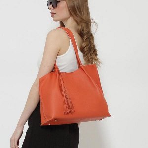 Женская кожаная сумка Richet 2055LN 348 Оранжевый